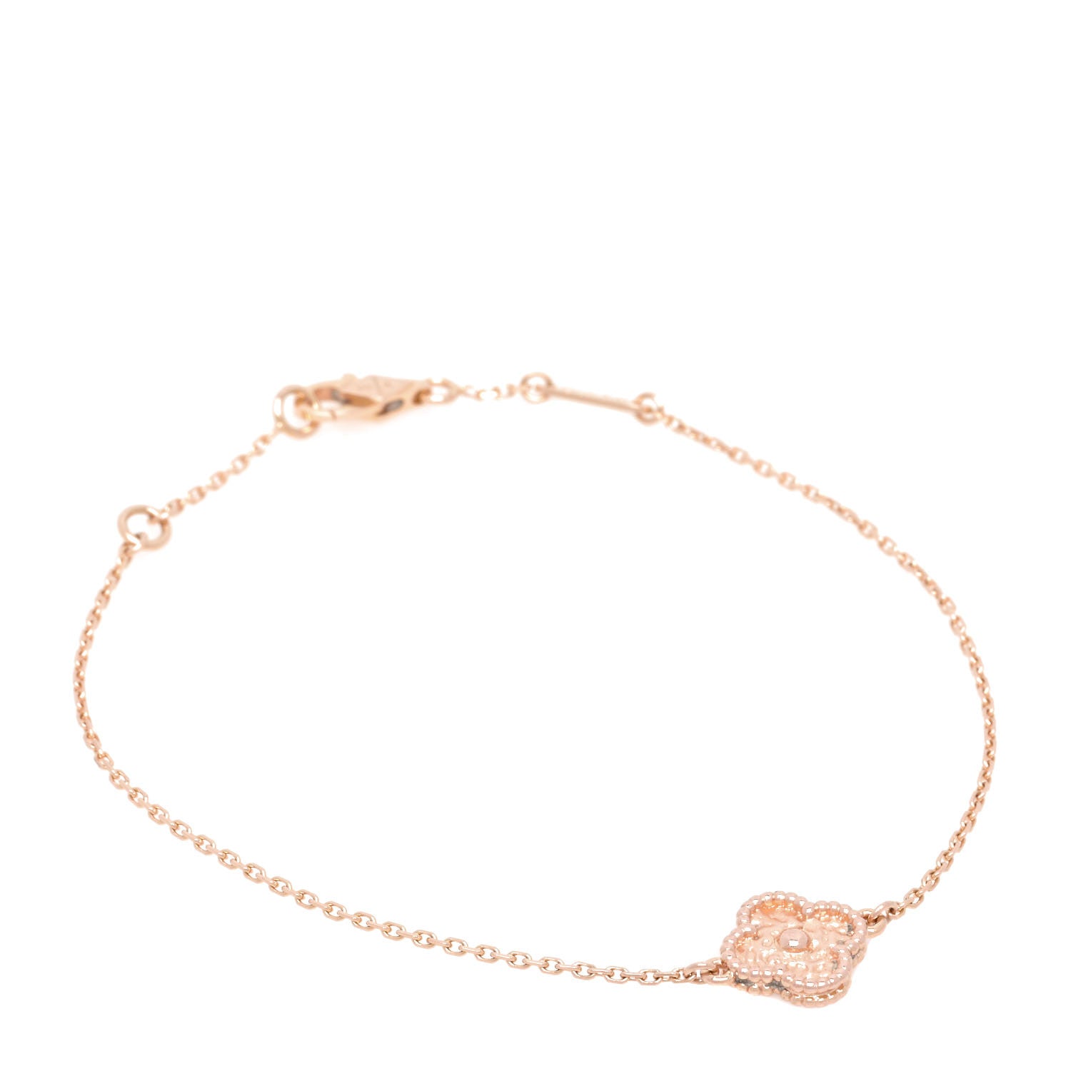 Van Cleef & Arpels 18K Rose Gold Sweet Alhambra Bracelet 1 of 7