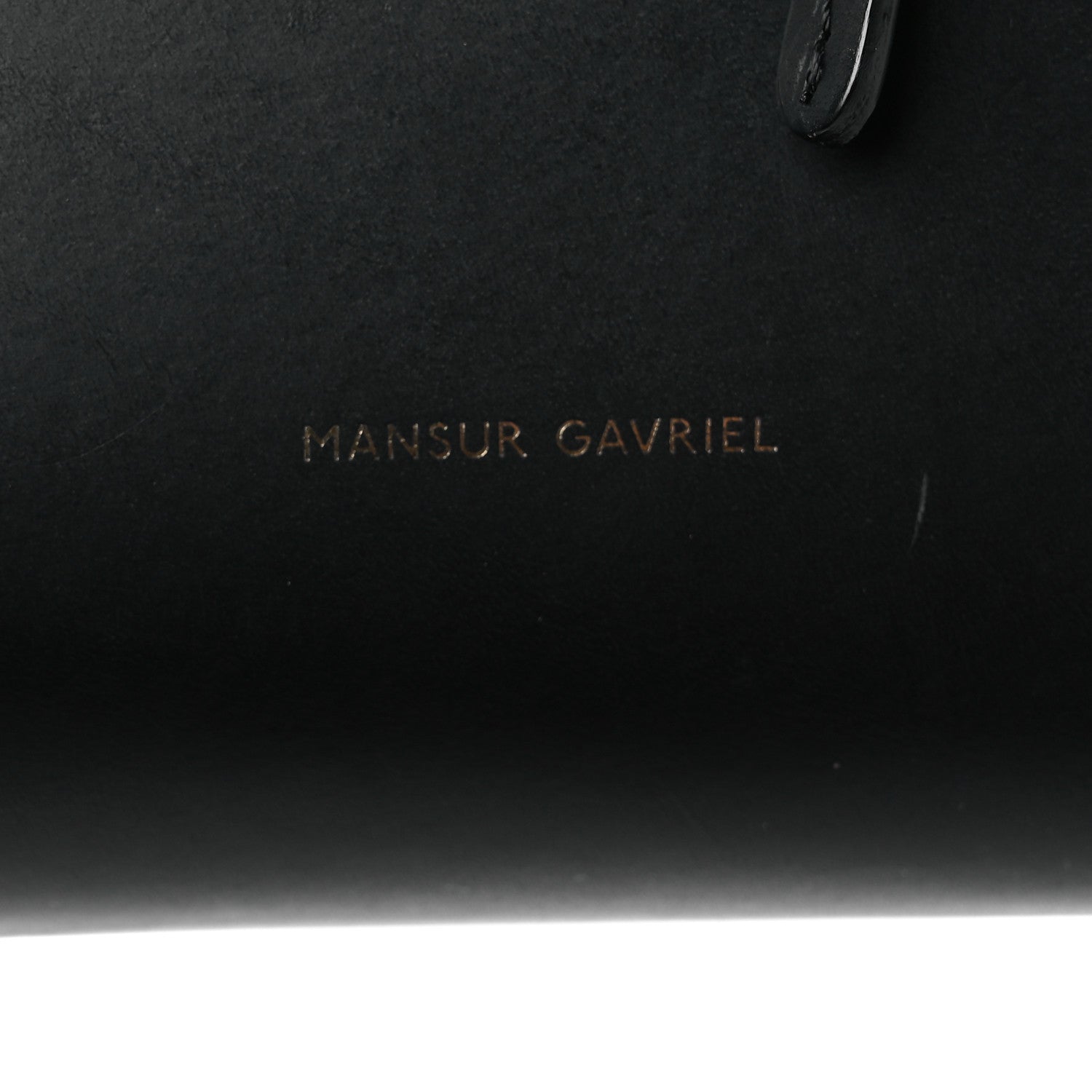 Mansur Gavriel Calfskin Bucket Bag Black Flamma 6 of 15