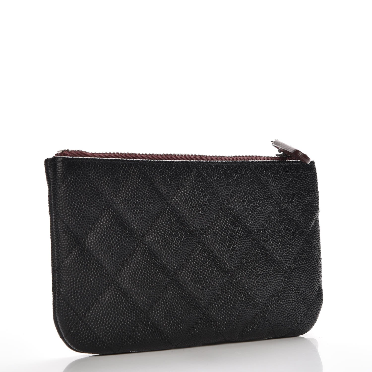 Chanel Caviar Quilted Small Cosmetic Case Black 3 of 8