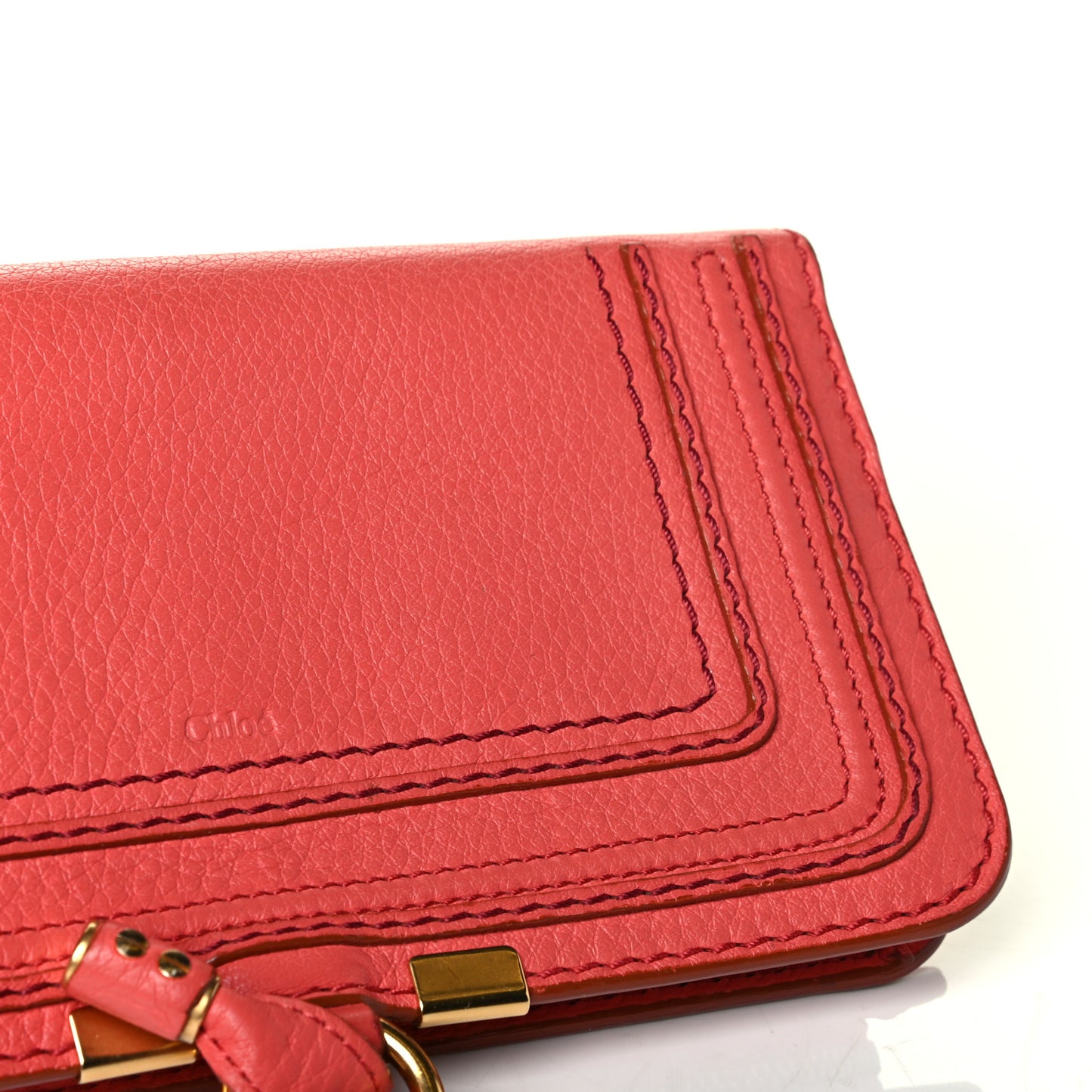 Calfskin Marcie Long Continental Flap Wallet