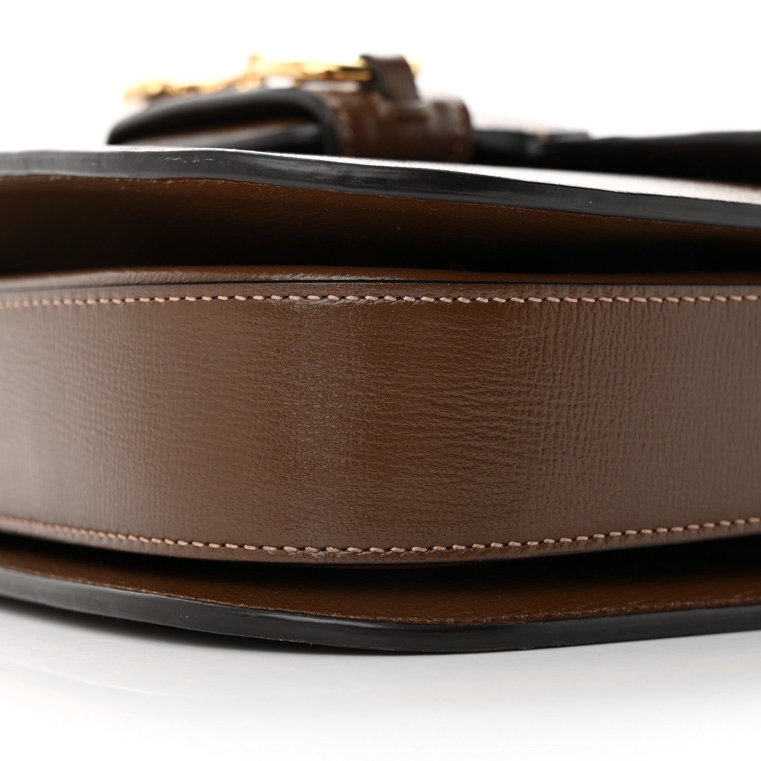 Gucci Azalea Calfskin Horsebit 1955 Shoulder Bag Brown Sugar 11 of 21