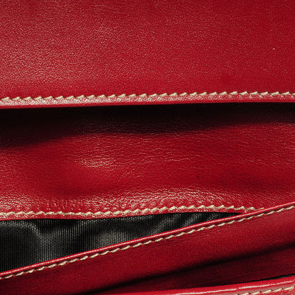 Gucci Monogram Lizard GG Trophy Continental Wallet Red 8 of 9