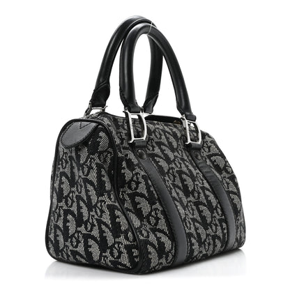 Christian Dior Monogram Small Boston Black 3 of 10