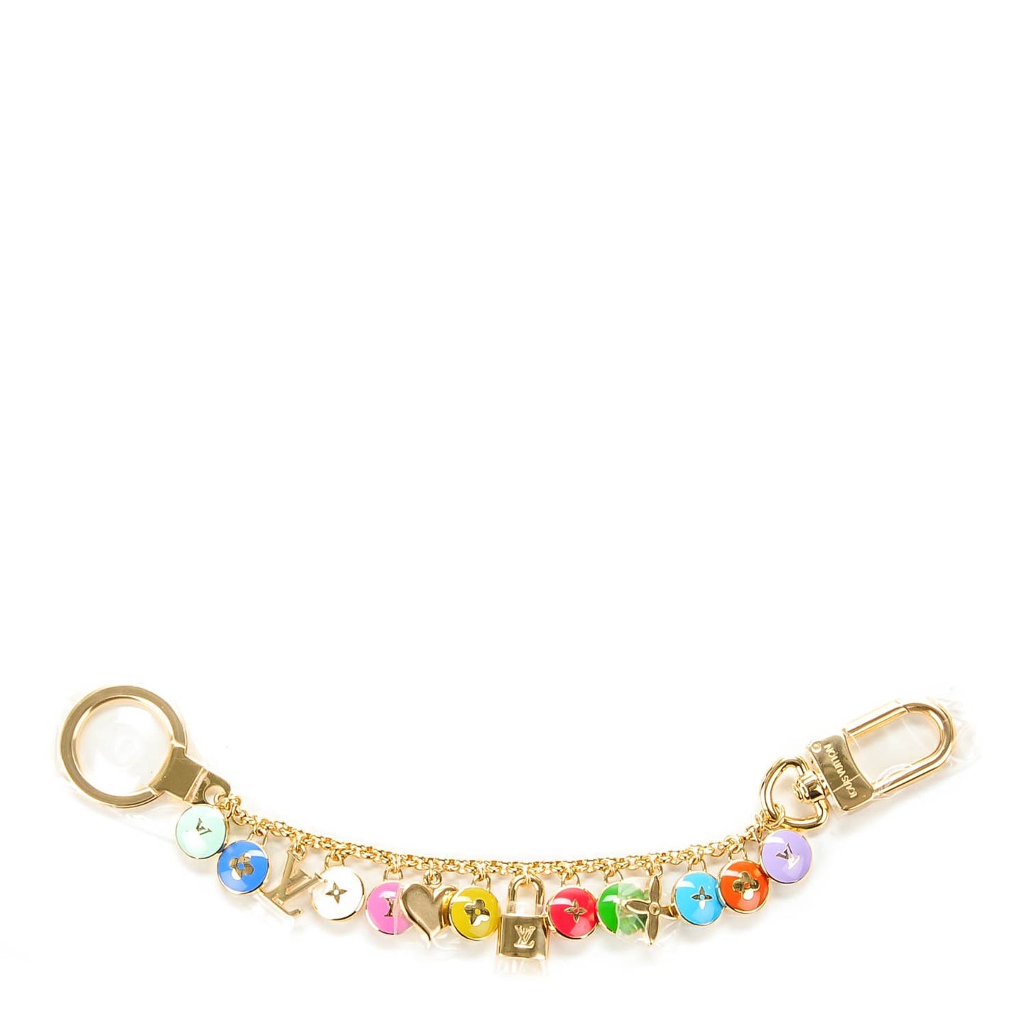 Pastilles Key Chain Bag Charm Multicolor