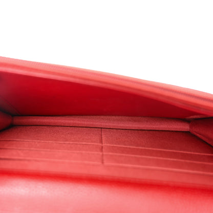 Chanel Caviar Quilted Wallet on Chain WOC Red 5 of 11