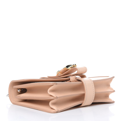 Chloe Calfskin Lizard Embossed Aby Chain Shoulder Bag Delicate Pink 4 of 9