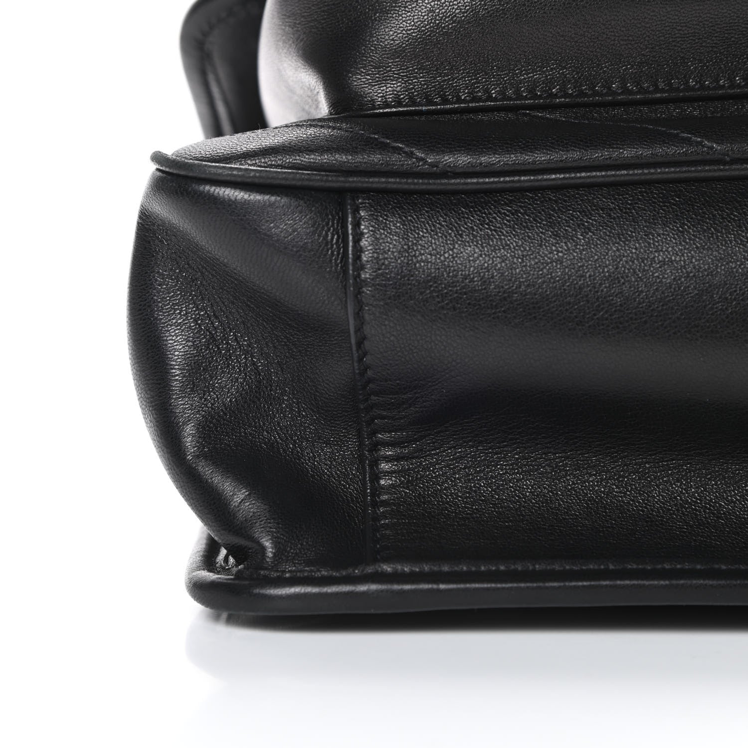 Saint Laurent Lambskin Matelasse Monogram Medium Niki Chain Satchel Black 14 of 15