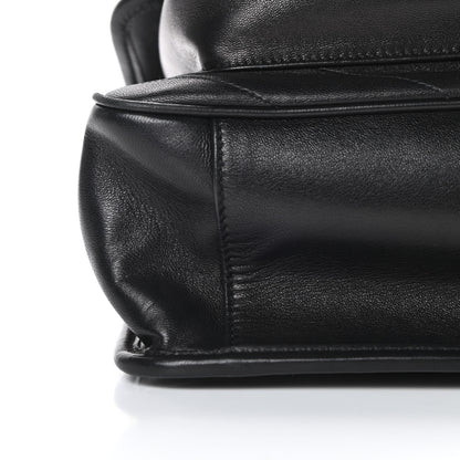 Saint Laurent Lambskin Matelasse Monogram Medium Niki Chain Satchel Black 14 of 15