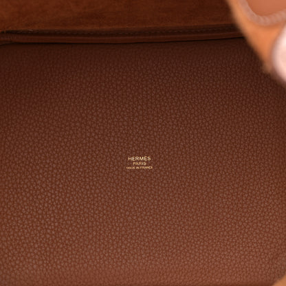 Hermes Taurillon Clemence Picotin Lock 22 MM Gold 4 of 11