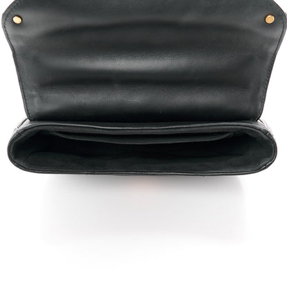 Louis Vuitton LOUIS VUITTON Calfskin New Wave Chain MM Black 5 of 15