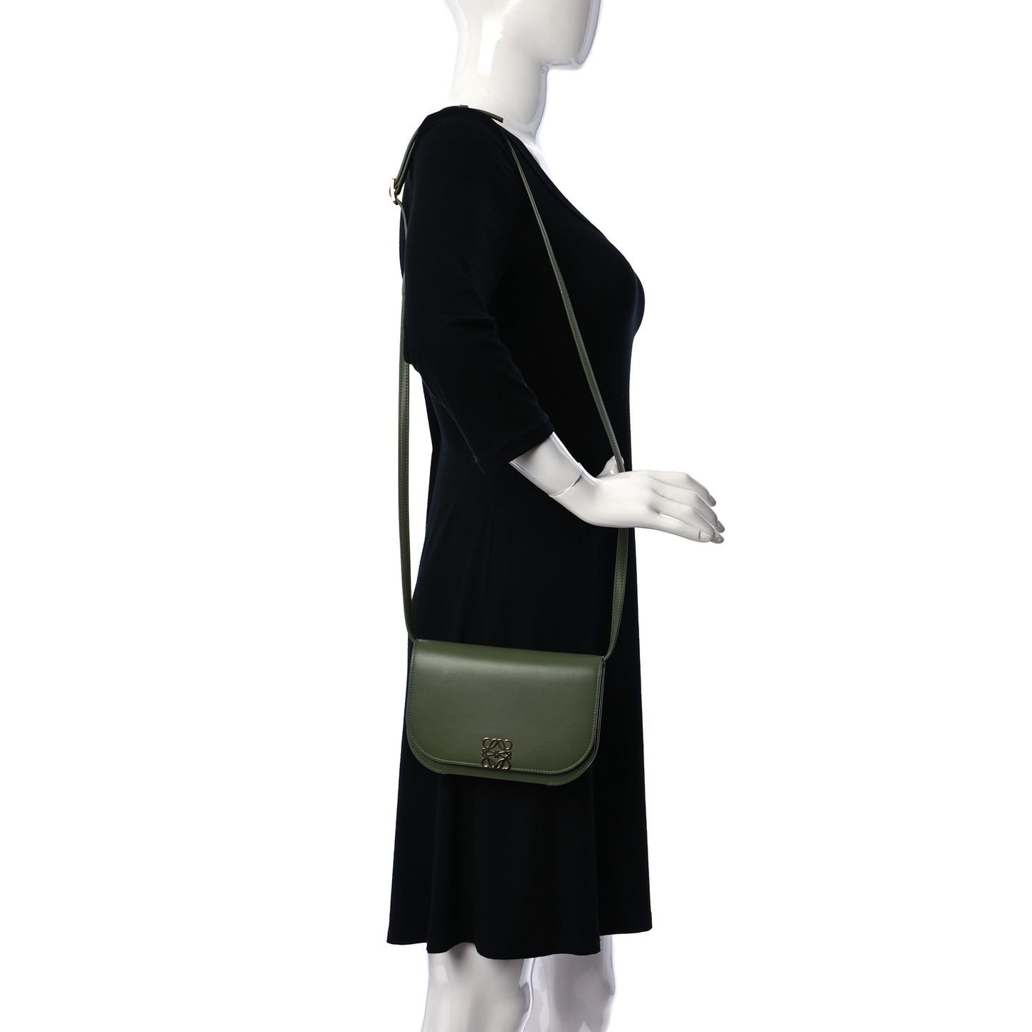 Silk Calfskin Goya Bag Avocado