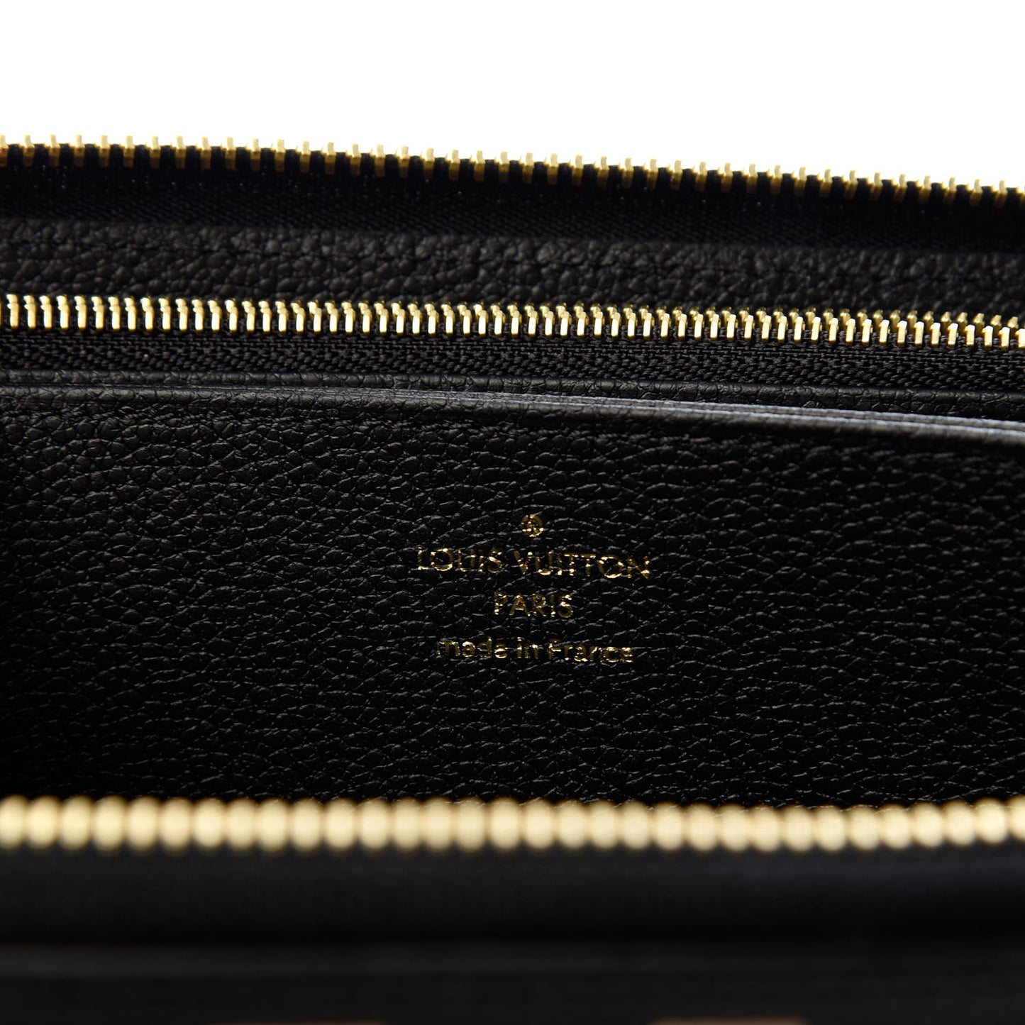 Empreinte Monogram Giant Zippy Wallet Black Beige