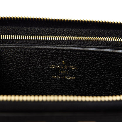 Louis Vuitton Empreinte Monogram Giant Zippy Wallet Black Beige 6 of 6