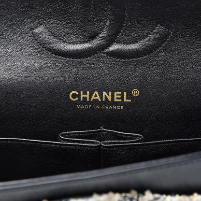 Chanel Tweed Quilted Medium Double Flap Multicolor 6 of 10