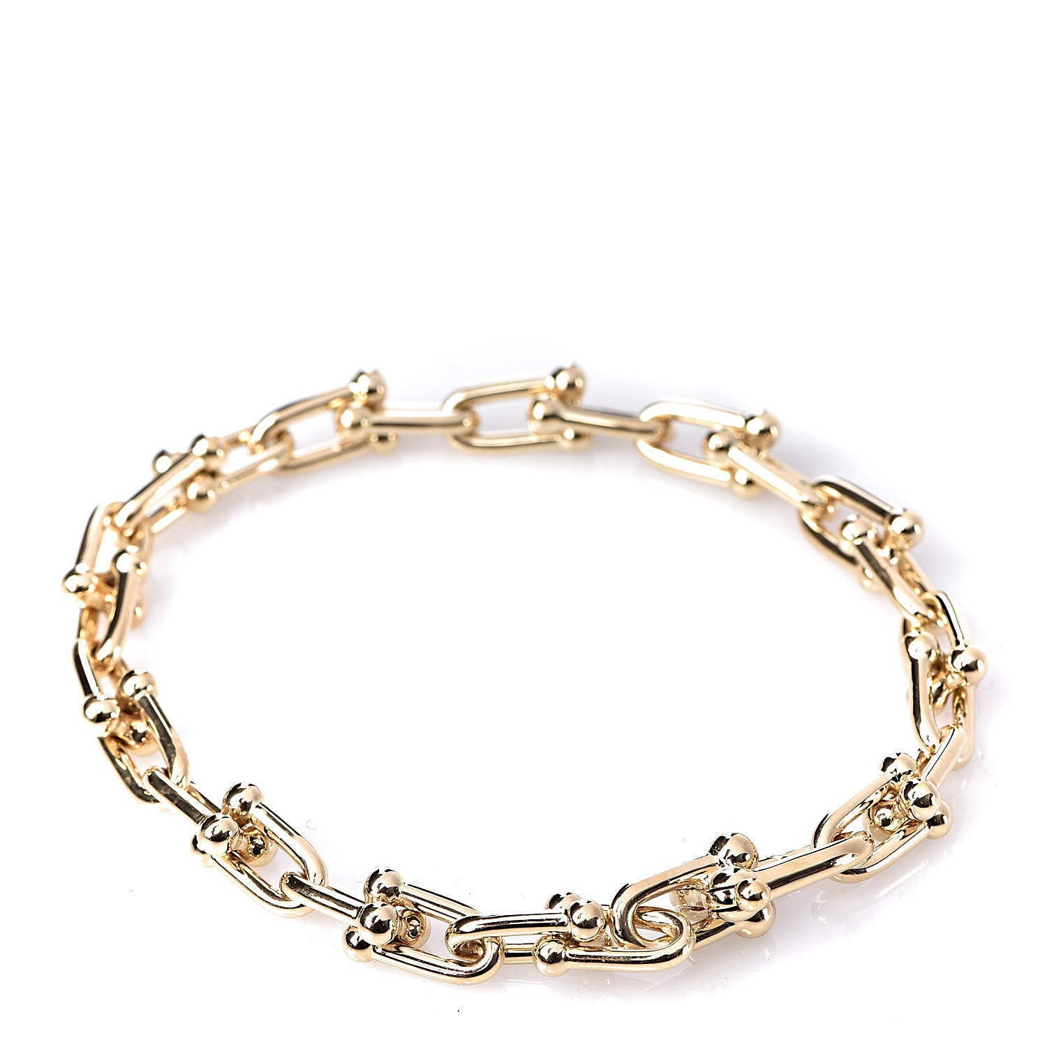 Tiffany 18K Yellow Gold Small HardWear Link Bracelet 3 of 4