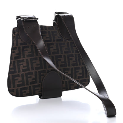 Fendi Zucca Buckle Shoulder Bag Tobacco 2 of 7