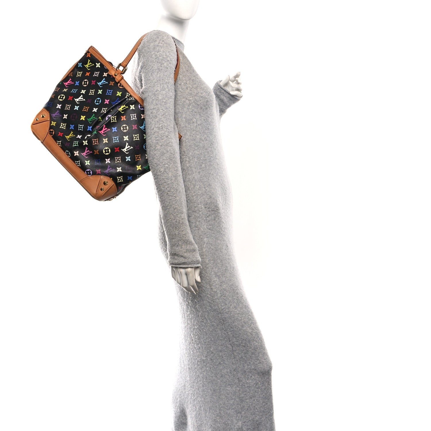 Louis Vuitton Monogram Multicolor Sharleen GM Black 2 of 10