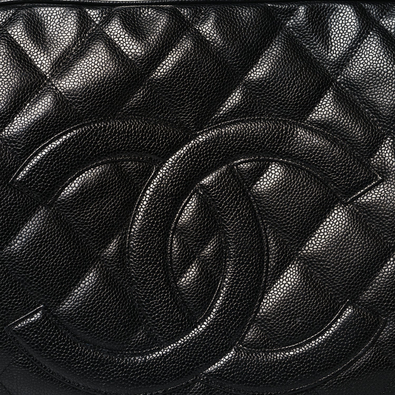 Chanel Caviar Quilted CC Duffel Bag Black 8 of 16