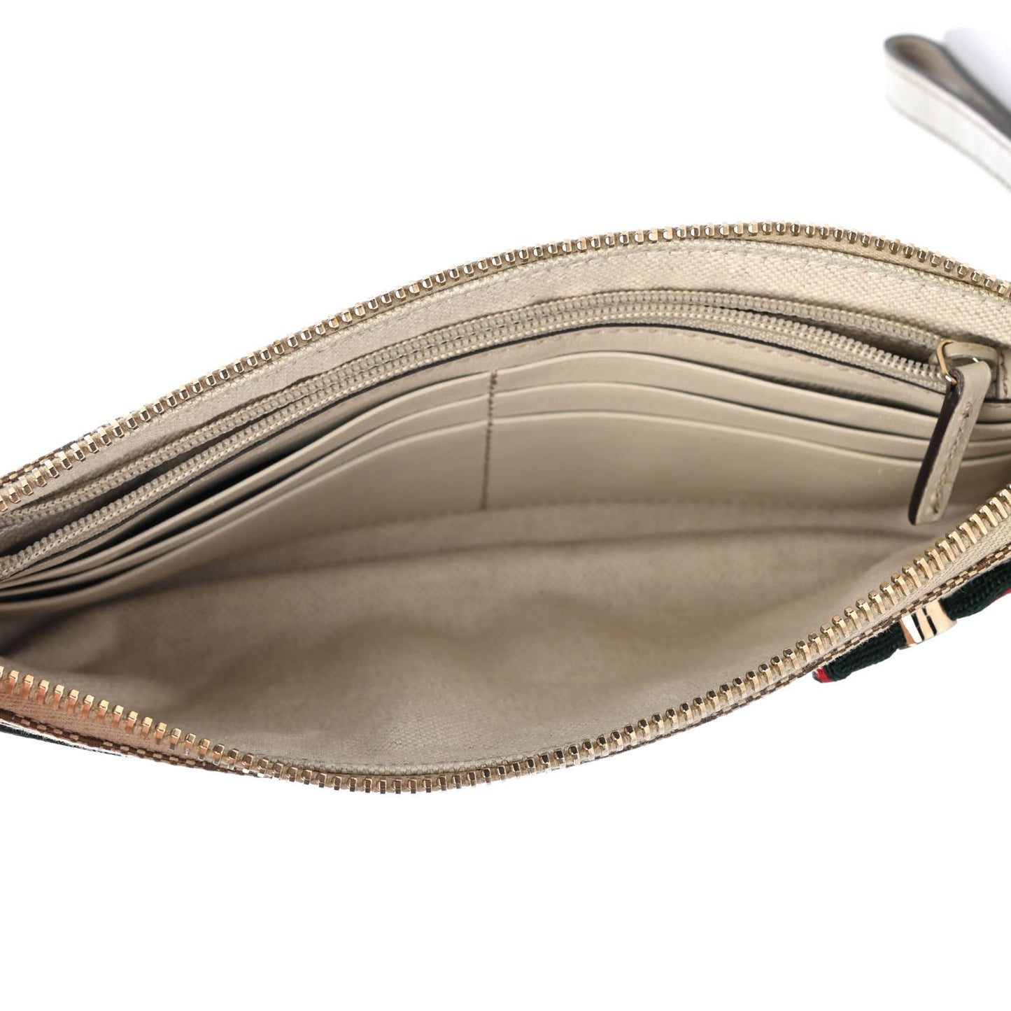 Monogram Mayfair Wristlet Off White