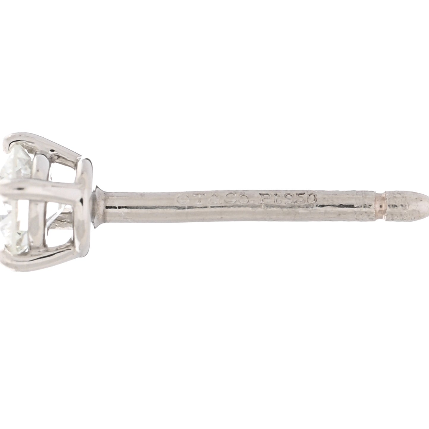 Platinum Diamond .22ctw Solitaire Earrings