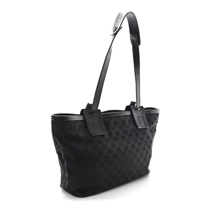 Gucci Canvas Monogram Tote Black 3 of 10