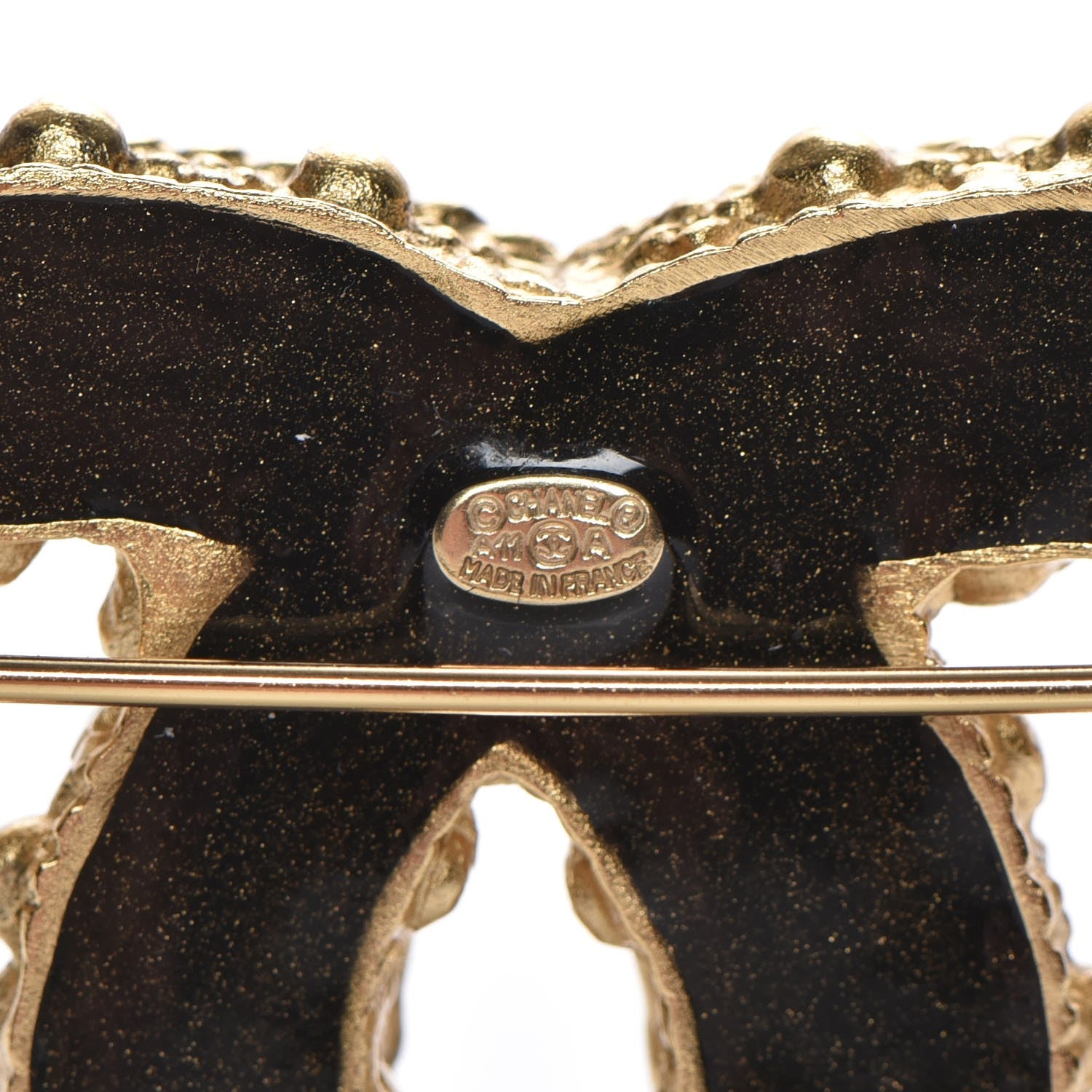 Chanel Bead CC Brooch Gold 4 of 5