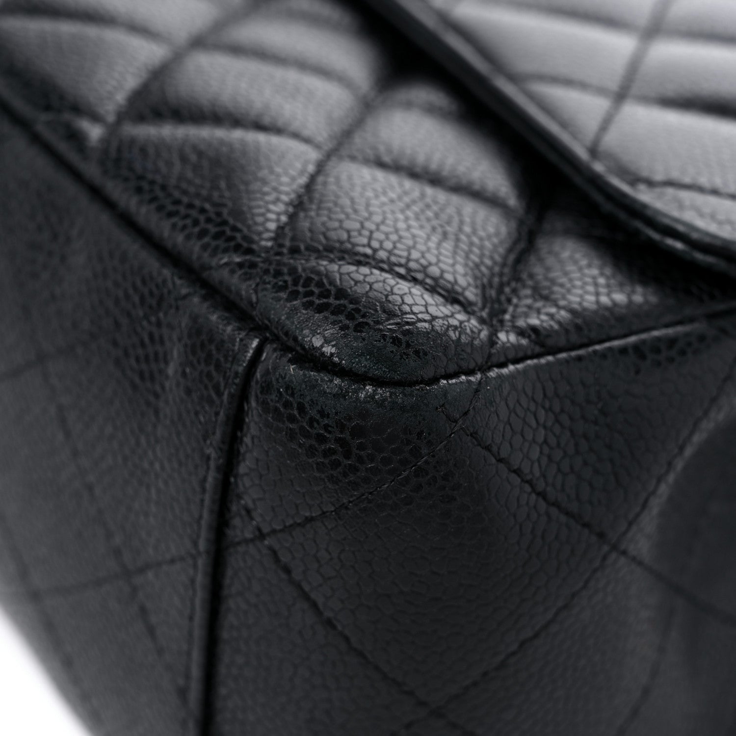 Chanel Caviar Quilted Maxi Single Flap Black 9 of 14