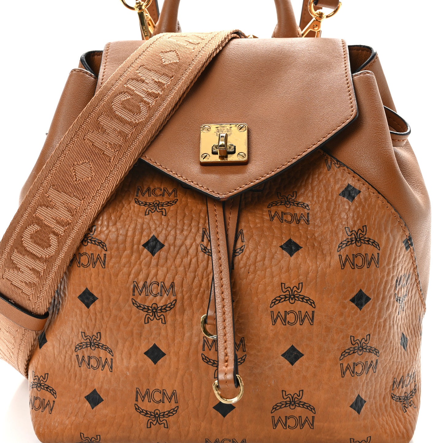 Visetos Small Essential Backpack Cognac