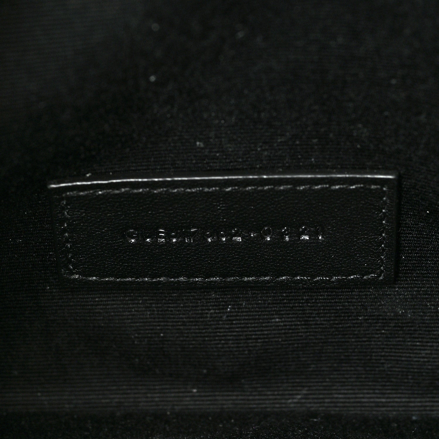 Saint Laurent Grain De Poudre Matelasse Chevron Monogram Envelope Clutch Black 7 of 8