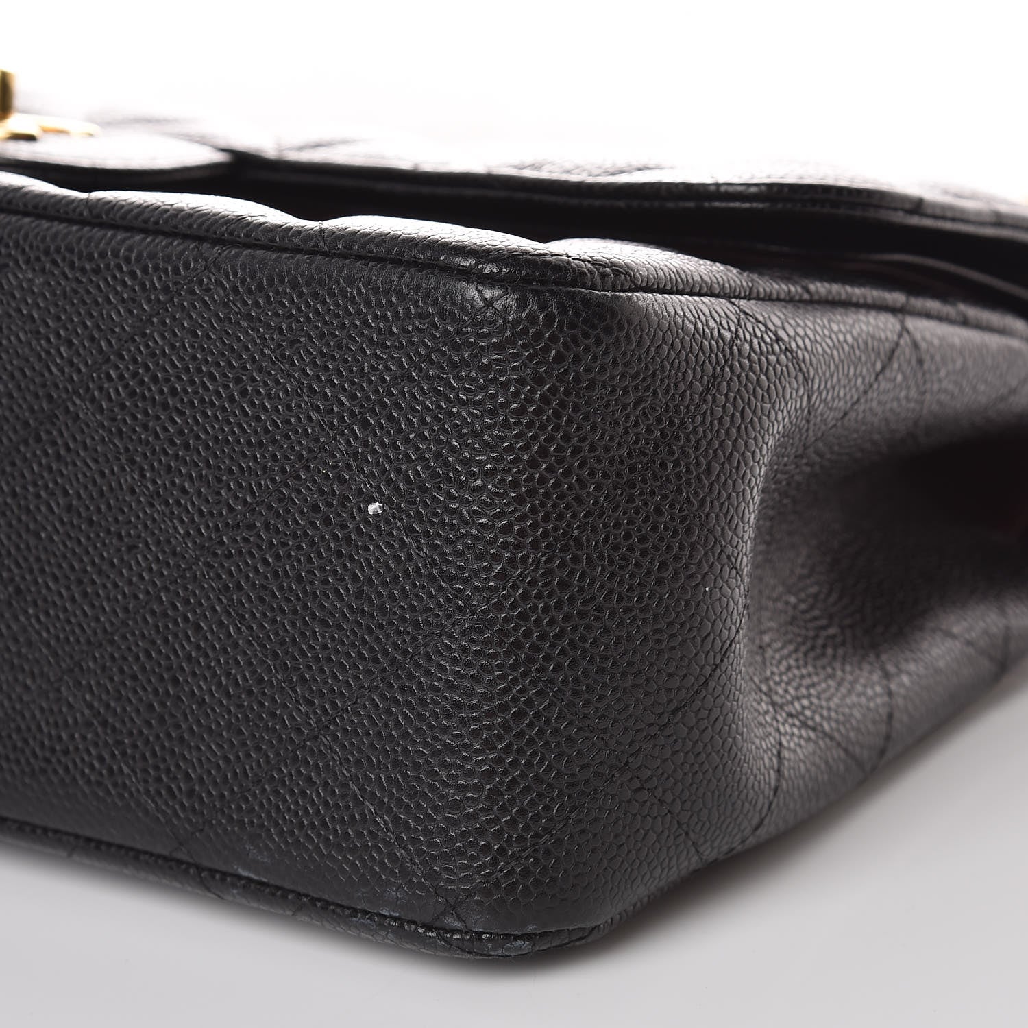 Chanel Caviar Quilted Jumbo Double Flap Black 10 of 11