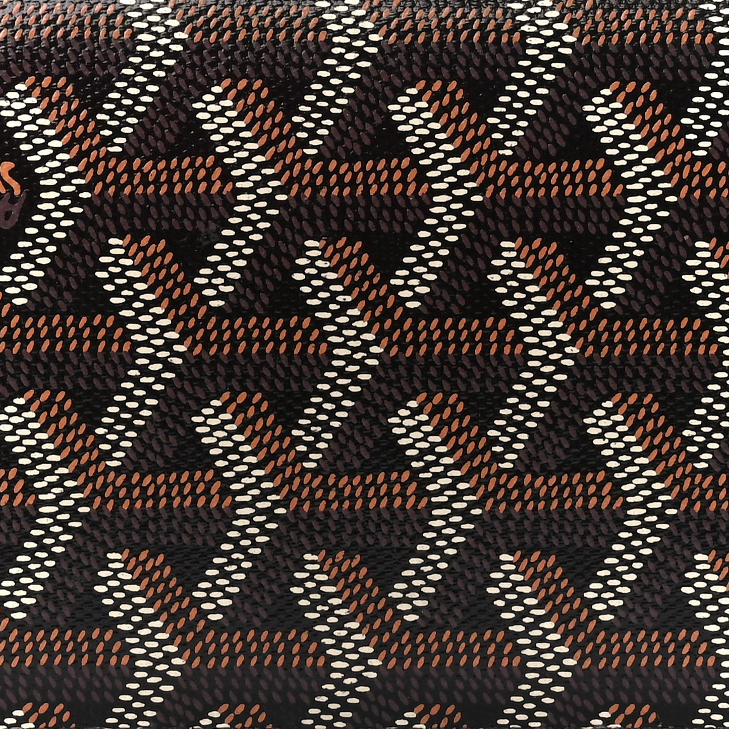 Goyardine Saint-Lambert Wallet Black Gold