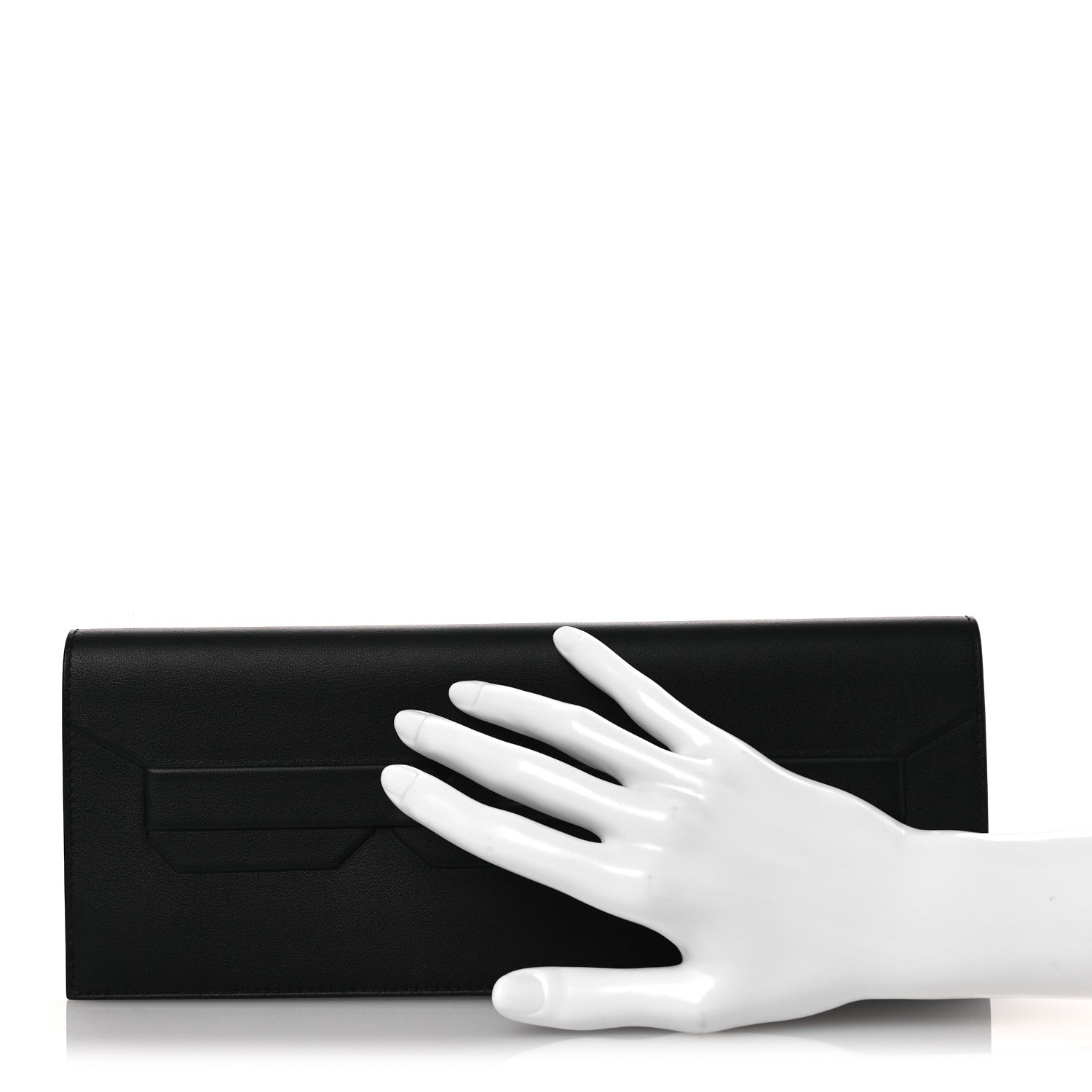Hermes Swift Shadow Clutch 29 Black 2 of 8