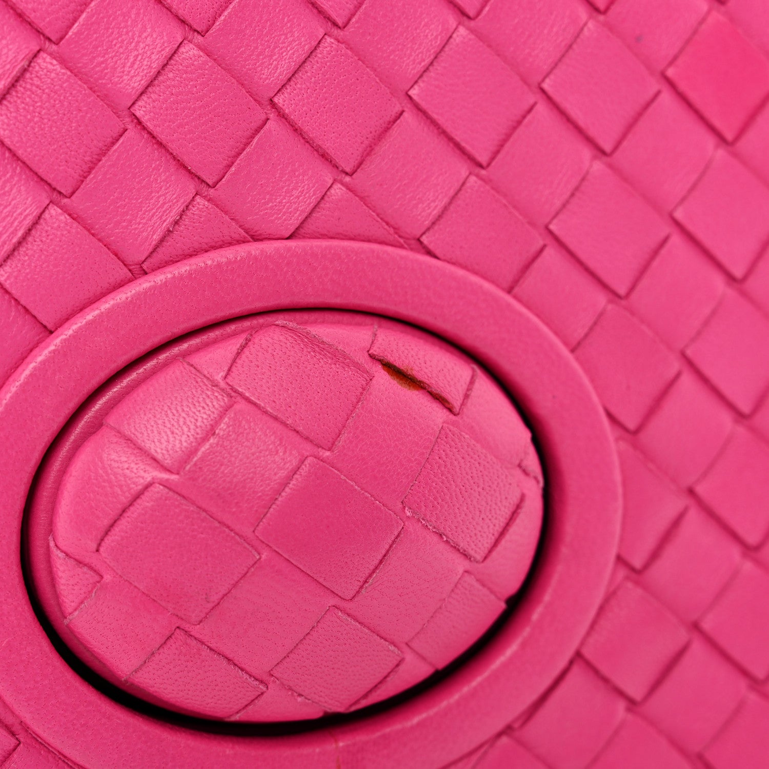 Bottega Veneta Nappa Intrecciato Turnlock Clutch Deco Rosa Shock 9 of 10