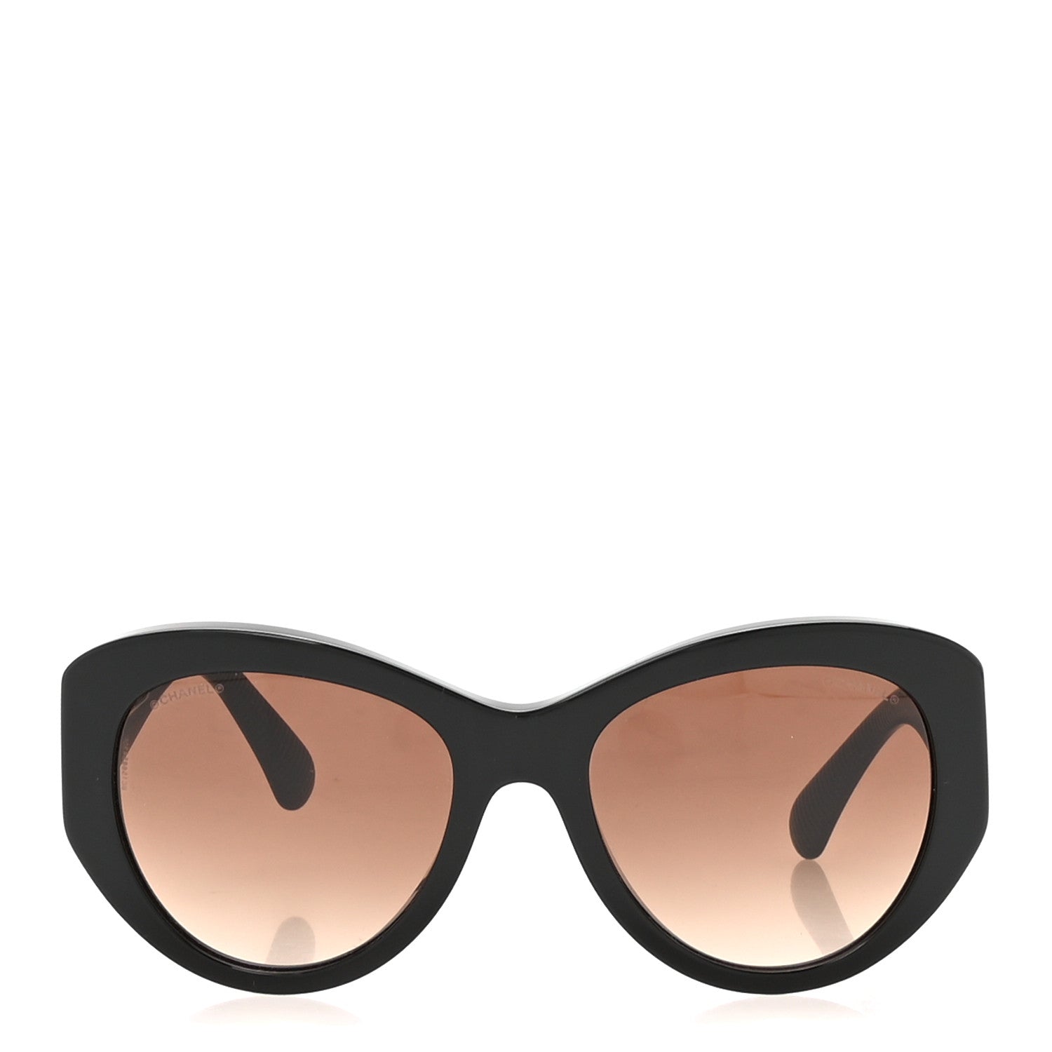 Chanel Acetate Butterfly Large CC Sunglasses 5492 Black 2 of 8