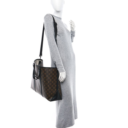Louis Vuitton Monogram Macassar Weekend Tote GM 2 of 9