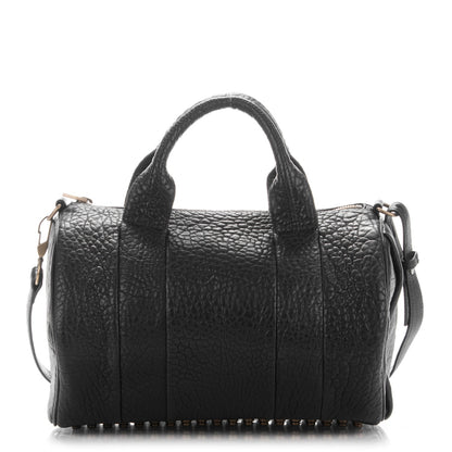 Alexander Wang Pebbled Lambskin Rocco Black Antique Brass Hardware 1 of 6