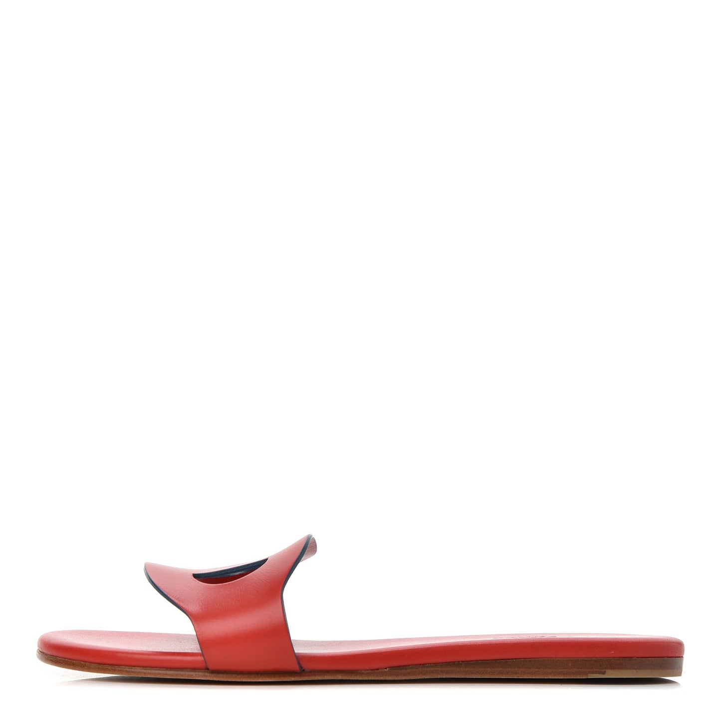 Calfskin Lisboa Sandals 36 Jasper Rouge