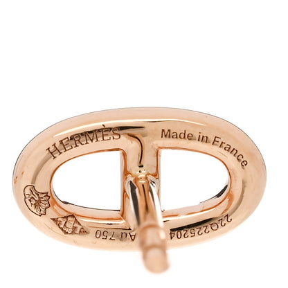 Hermes 18K Rose Gold TPM Farandole Stud Earrings 3 of 4