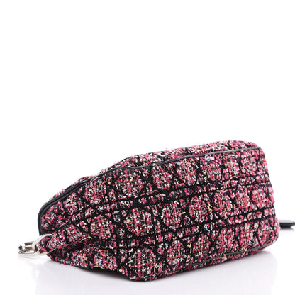 Christian Dior Tweed Medium Miss Dior Flap Pink Black Multicolor 4 of 11