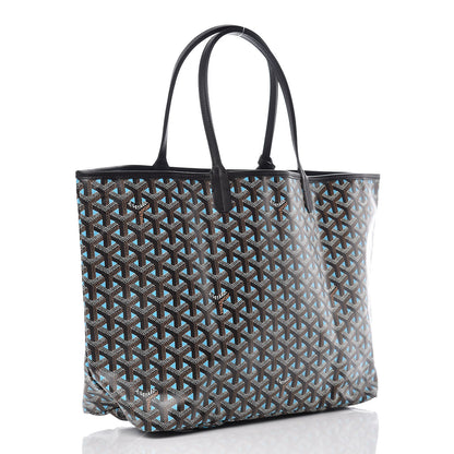 Goyard Goyardine Saint Louis Claire Voie PM Black Blue 4 of 10