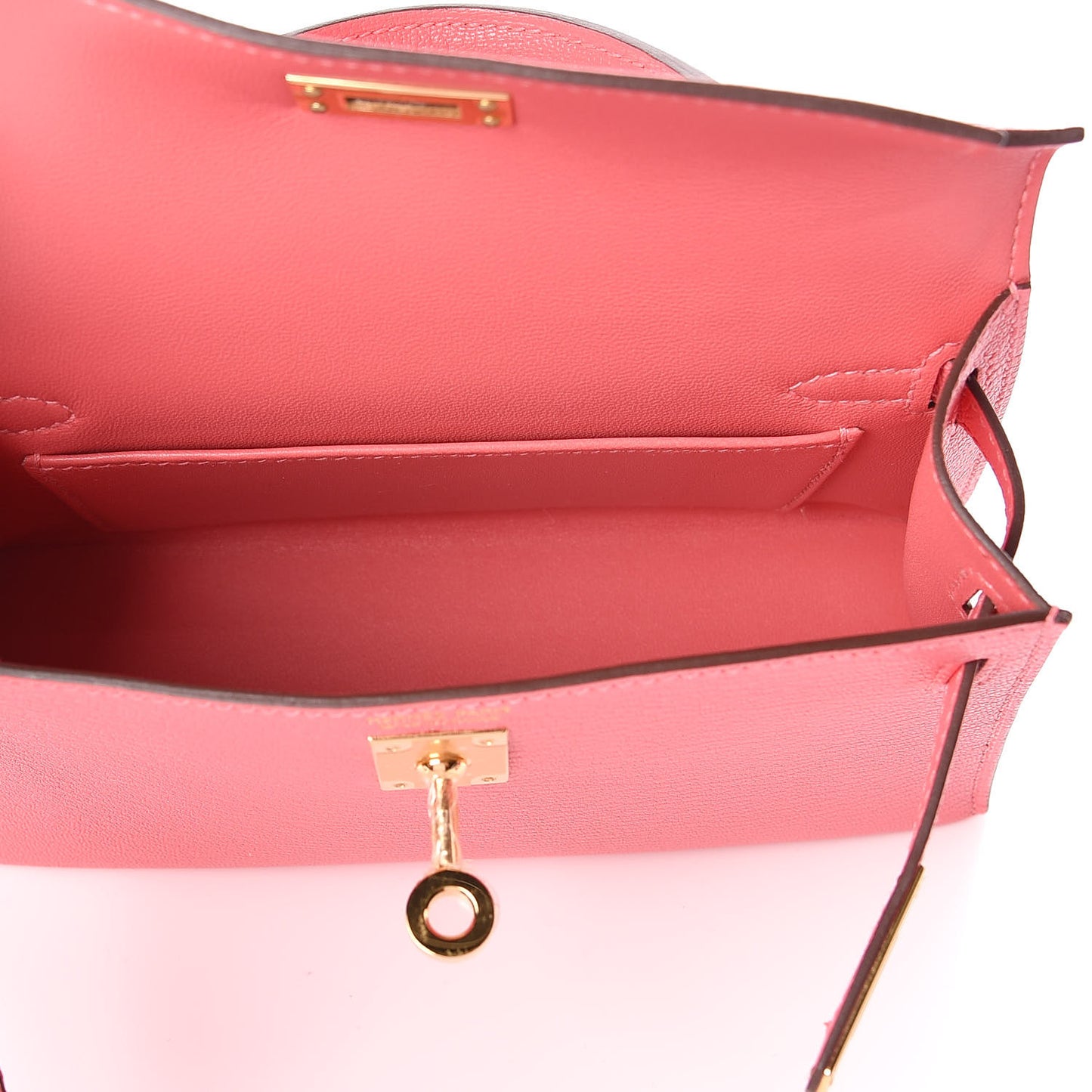 Chevre Mysore Mini Kelly Sellier 20 Rose Lipstick