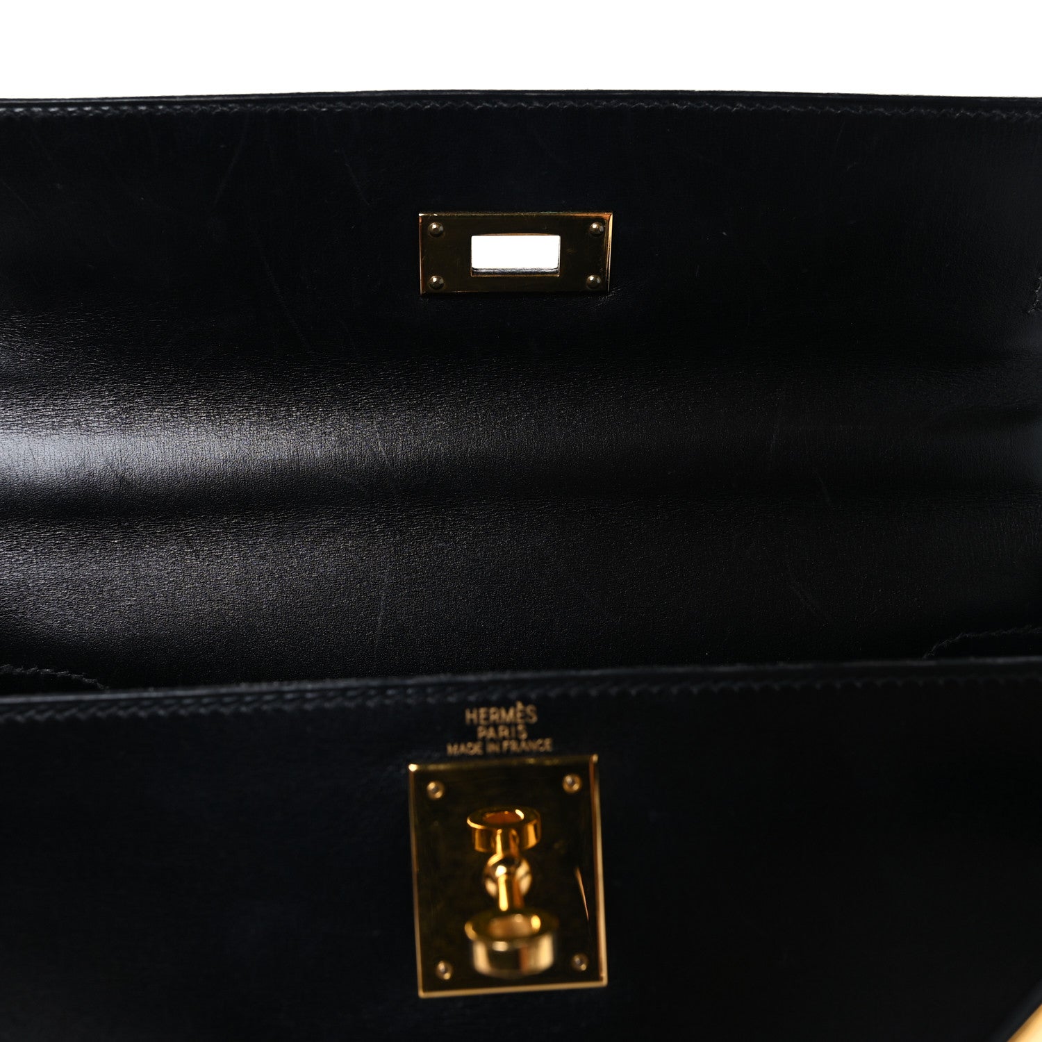 Hermes Box Kelly Retourne 28 Black 13 of 17