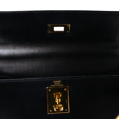Hermes Box Kelly Retourne 28 Black 13 of 17
