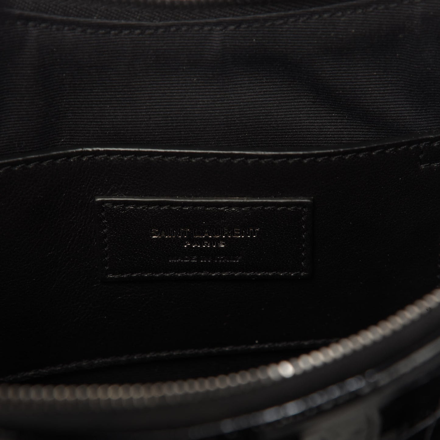 Patent Crocodile Embossed Sac Coeur Heart Shaped Clutch Black