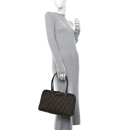 Fendi Zucca Top Handle Tote Tobacco 2 of 9