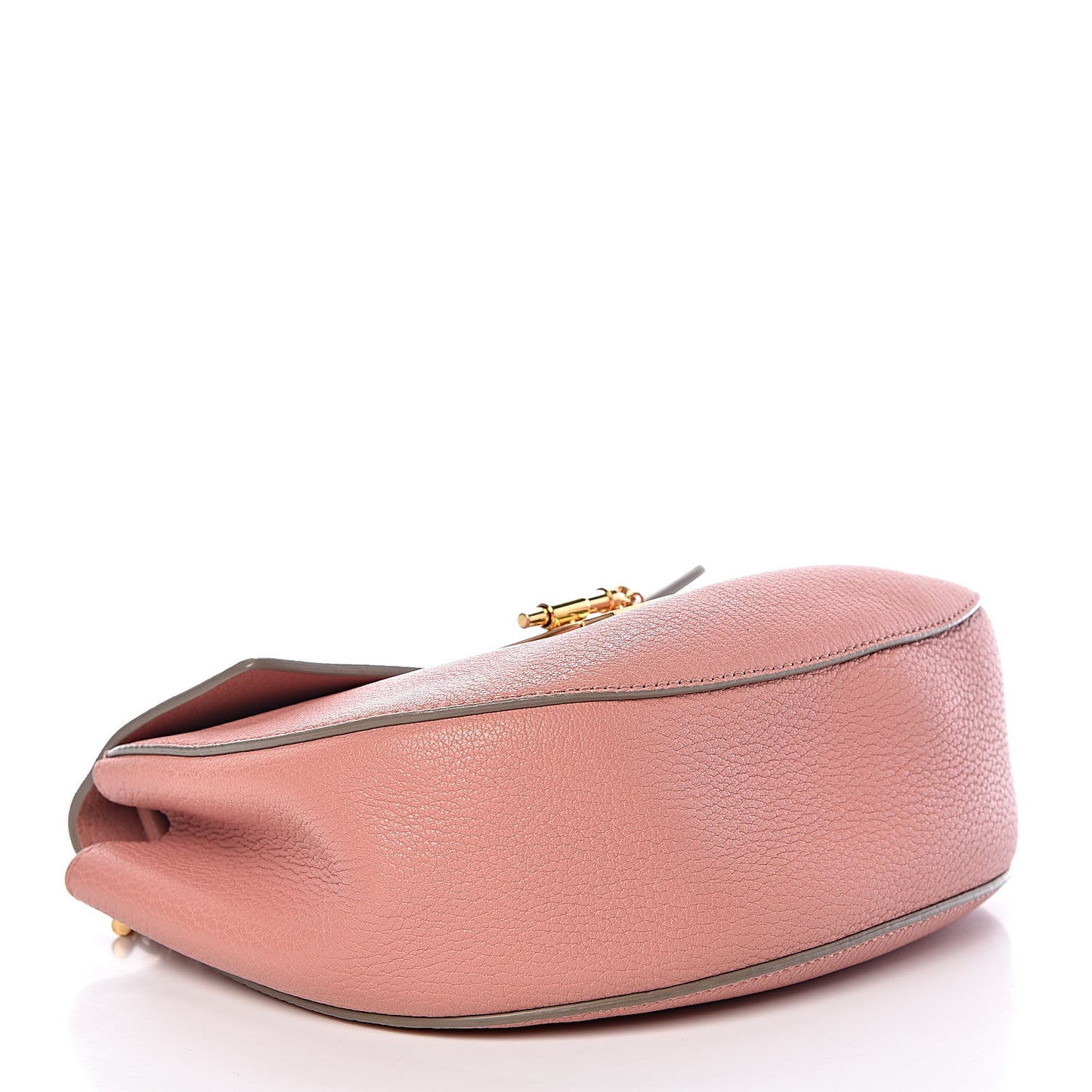 Grained Lambskin Drew Shoulder Bag Misty Rose