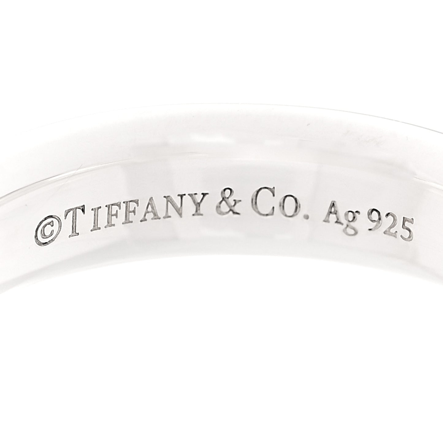 Sterling Silver Makers Narrow Slice Ring 52 6