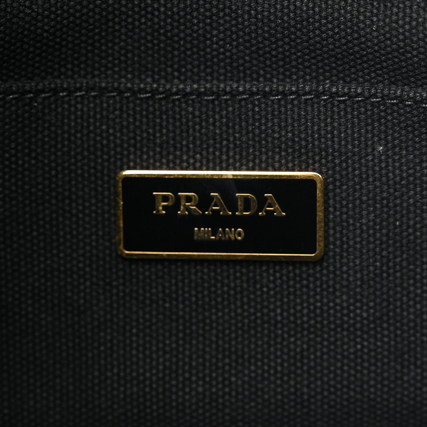 Canapa Small Logo Tote Black
