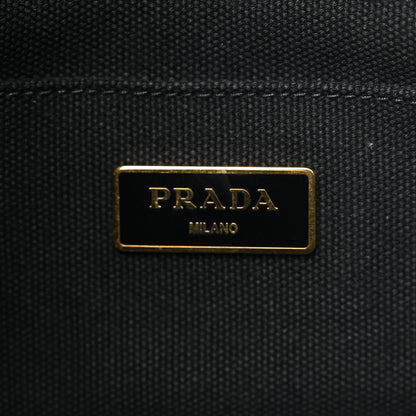 Prada Canapa Small Logo Tote Black 5 of 9