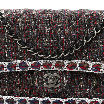 Chanel Tweed Quilted Medium Double Flap 7 of 15